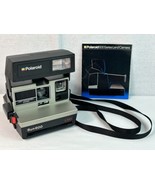 Vintage Original Polaroid Sun 600 LMS Camera &amp; Manual - NEAR PERFECT - T... - £59.34 GBP