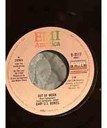 Gary US Bonds, Out of Work /Bring Her Back 1982 EMI America 45 - $8.22 CAD