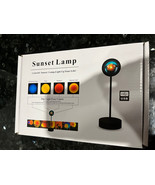 DEVBEST Sunset Lamp Projector LED Lights Color Changing Night Light 360 ... - $25.62 CAD