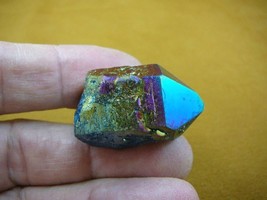 (R1-60) iridescent Aurora Crystal quartz titanium GEM gemstone Aura spec... - $20.99