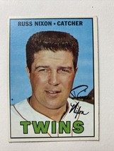 1967 Topps Minnesota Twins Baseball Card #446 Russ Nixon DP - $1.70