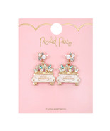 Packed Party Goldtone Just Married Earrings, Female, Bridal Theme, 1 Pair - $13.85