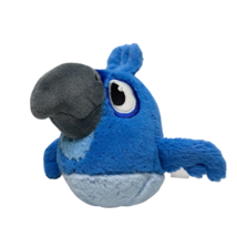 Angry Birds Rio Blue Bird Plush Blu McCaw 6&quot; Stuffed Animal Toy Rovio Parrot - £11.06 GBP