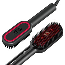 TYMO Hair Straightener Brush - Upgraded Ionic Plus Straightening Brush w... - £112.63 GBP