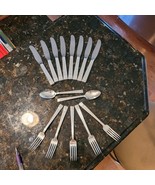 Vintage 15 Piece United Airlines Silverware Star Emblem International Si... - $1,519.59 MXN