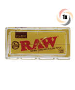 1x Ashtray Raw Classic Pack Design Thick Glass Ashtray | + 2 Free Tubes - £14.30 GBP