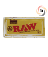 1x Ashtray Raw Classic Pack Design Thick Glass Ashtray | + 2 Free Tubes - $25.23 CAD