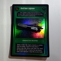 Darth Vader&#39;s Lightsaber FOIL - DS2, Star Wars CCG Customizeable Card Game SWCCG - £9.36 GBP