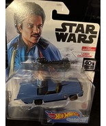 Hot Wheels Star Wars Character Cars LANDO CALRISSAN 40TH Empire Strikes ... - £13.36 GBP