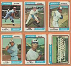 1974 Topps Montreal Expos Team Lot 27 Mike Marshall Steve Rogers RC Ron Fairly  - £7.59 GBP