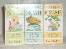 Peter Spier Little Bible Storybooks First Edition Three Books Boxed NEW/SEALED! - £63.99 GBP