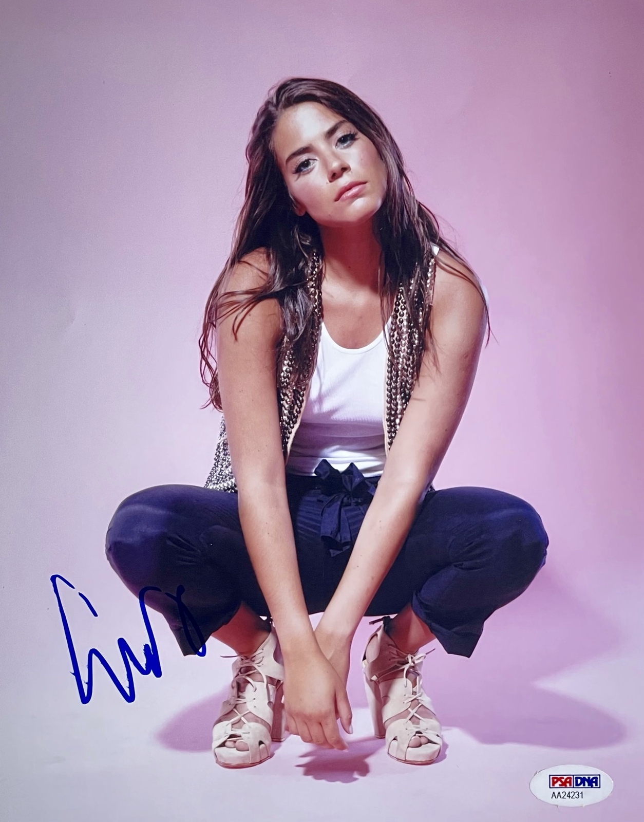 LORENZA IZZO Autographed Hand SIGNED 8x10 PHOTO Knock Knock PSA/DNA CERT... - $49.99
