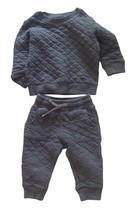 Baby Outfit Lot 2 Sets 12M Little Me Cat & Jack Train Quilted Jogger image 4
