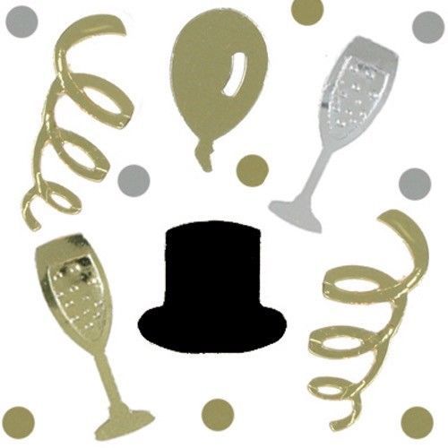 Confetti MultiShape Mix - Top Hat Toast - 1/2 Oz-Pounds - FREE SHIP (9305)
