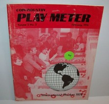 Play Meter Magazine Feb 1976 Atari Midway Rock-Ola Allied Early Arcade Games - £34.81 GBP