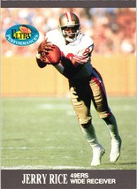 1991 Fleer Ultra Football Jerry Rice Performances #9 San Francisco 49ers Insert - £2.03 GBP