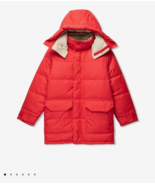 The North Face Coat Mens L 77 Brooks Range Parka Jacket Red Down Puffer ... - $256.07 CAD