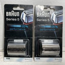 Braun Series 5 Electric Shaver Head Replacement Cassette 52S 2 Pack Sealed - £39.13 GBP