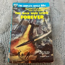 The Man Who Lived Forever and The Mars Monopoly Paperback Book D162 Ace 1956 - £9.74 GBP