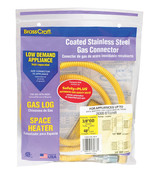Brasscraft Gas Connector Coated Stainless Steel 48 &quot; 1/2 &quot; Mip X 3/8 &quot; M... - $46.72 CAD