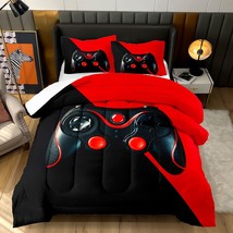 Gamer Comforter Sets For Teen Boys, Gaming Bedding Sets Twin Set,Video Game Beds - £67.93 GBP