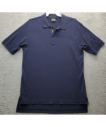 Bobby Jones Polo Shirt Mens Size XL Navy Golf Performance High Low Slit ... - $20.32