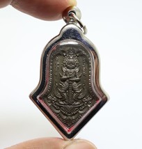 Thao Wessuwan Yak Asura Wealthy King Lucky Rich Thai Vejsuwan Magic Yant Amulet - £38.85 GBP