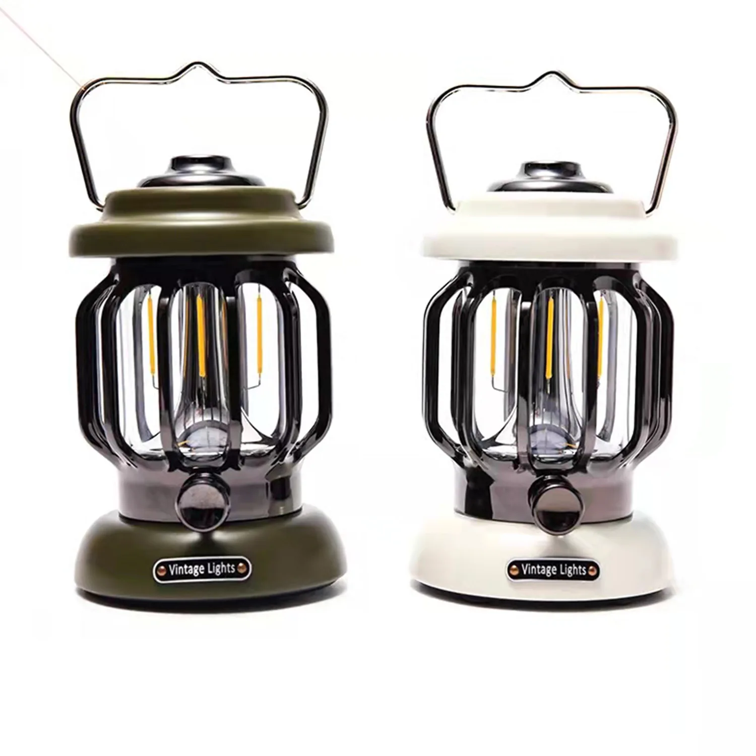 Retro Portable Garden Lantern 5000mAh Outdoor Kerosene Lamp 3 Lighting Modes - £54.80 GBP+