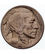1914-S 5C Buffalo Nickel En Au État, Excellent Oeil Appeal, Fort Luster - $263.76 CAD