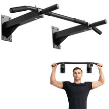 Wall Mounted Pull Up Bar Heavy Duty Multi-Grip Full Body Fitness Equipment Gym - £53.14 GBP