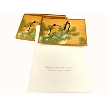 Vtg 1988 Kamisaka Sekka Cranes and Pine Trees Christmas Cards w Envelopes Loose - £19.78 GBP