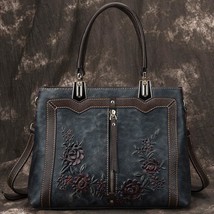 Women&#39;s Bag Retro Genuine Leather Luxury Handbags For Women New Handmade... - £110.20 GBP