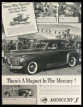 1941 Mercury 8 Station Wagon Vintage Print Ad - £11.42 GBP