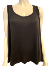 Live 2 Lounge Black Round Neck Sleeveless Tank Top Size 3X - €13,83 EUR