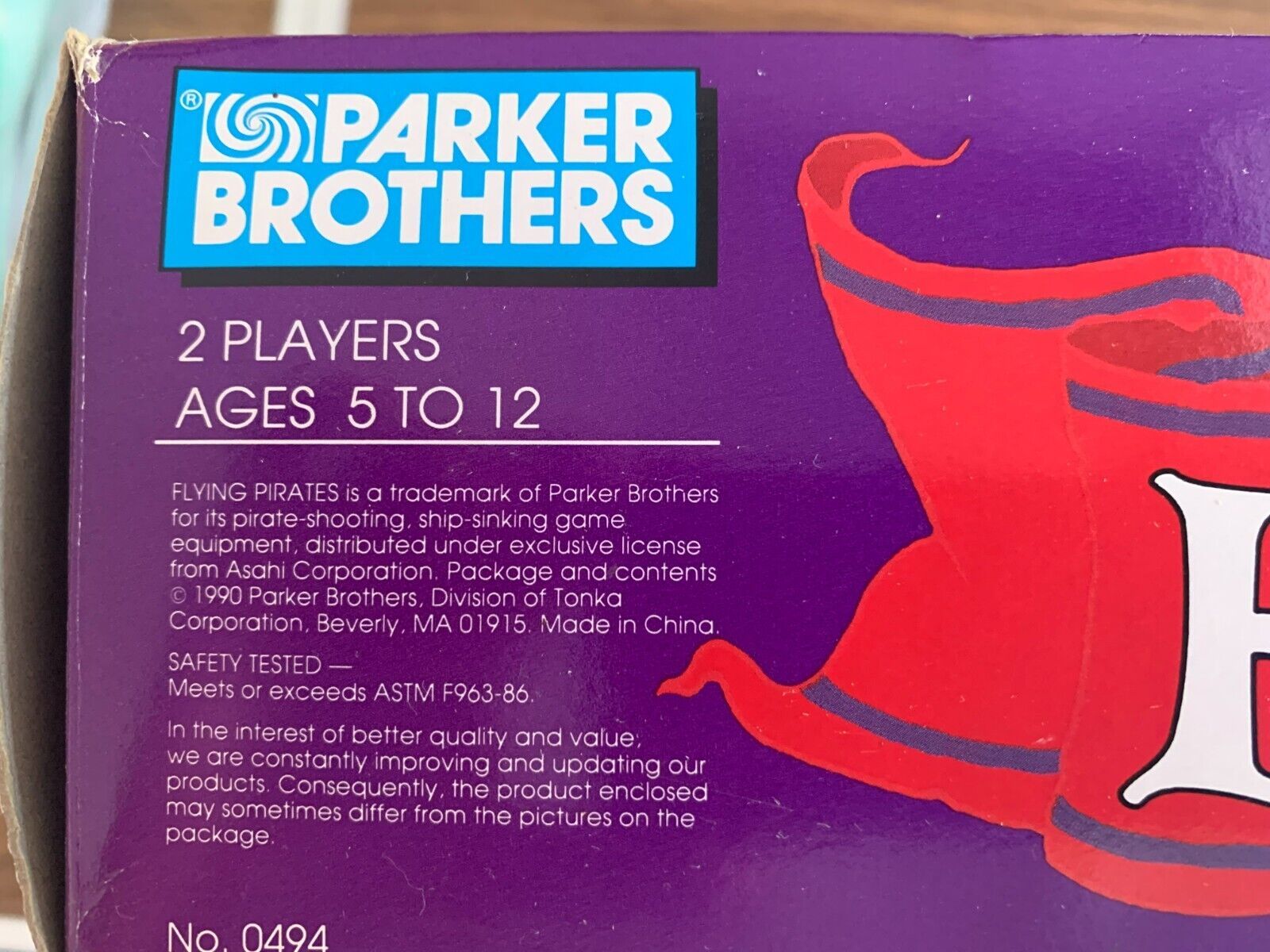 Flying Pirates Pirate Ship Shooting Action Game Parker Brothers 1990