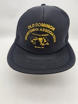 Old Dominion Sportsman Snapback Black Mens Cap/ Hat Meshback Vtg - $281.37 MXN