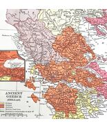 Map 300 BC Ancient Greece Hellas 1938 Atlas Print Dorian Ionian Aeolian ... - $640.69 MXN