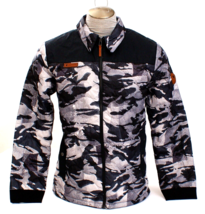 Obermeyer Kayden Black Camouflage Down Filled Jacket Men&#39;s M NEW - $197.99