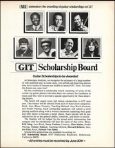 Musicians Institute GIT 1984 ad Eddie Van Halen B.B. King Chet Atkins Jo... - $4.23