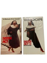 VHS Lot Sister Act Movies 1 and 2 Lot Vintage Whoopi Goldberg Classic Comedy - $8.90