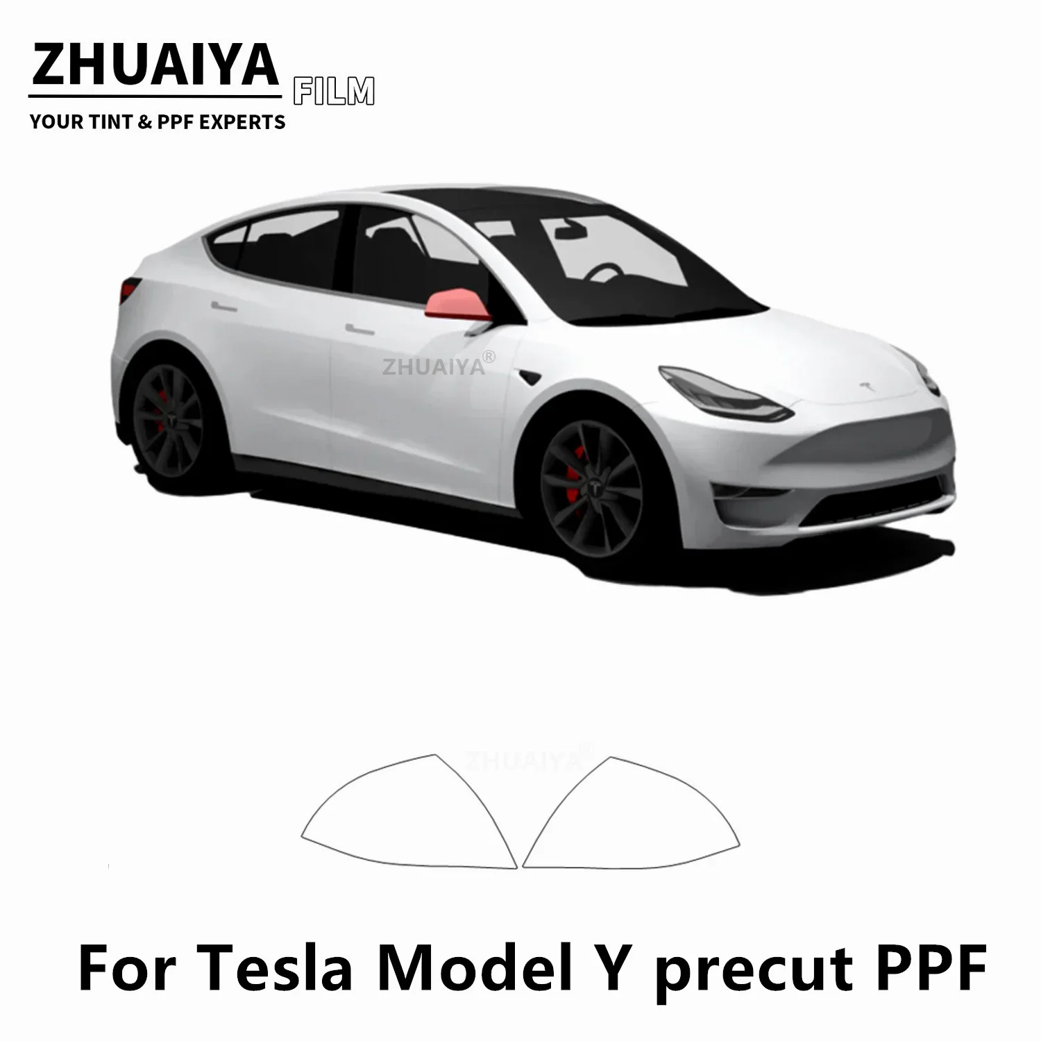 2020-2024 For Tesla Model Y Mirror PPF Paint Protection Film 8mil car body film - £27.76 GBP+