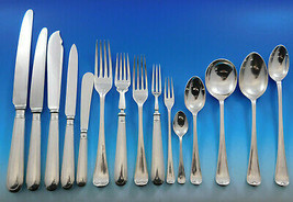 Thread Edge by James Robinson Sterling Silver Flatware Dinner Service 191 pieces - £25,319.03 GBP