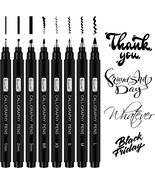 Calligraphy Pens,8 Size Calligraphy Pens for Writing,Brush Pens Calligra... - $13.06
