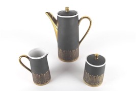 Mid Century Royal Crown Scandia Demitasse Tea Set Pot Creamer Sugar - £57.54 GBP