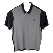 Adidas Golf Polo Shirt Mens 2XL XXL Bison Country Buffalo Course Gray Bl... - $21.78