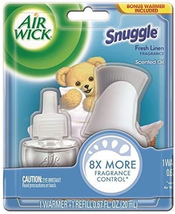 Air Wick Plug in Scented Oil Starter Kit (Warmer + 1 Refill), Fresh Linen, Air F - £8.32 GBP