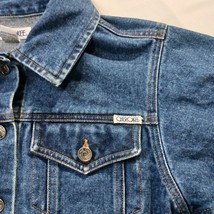 Cherokee RN#17730 Women’s Blue Cotton Button Up Cotton Jacket Pockets Size XL image 11