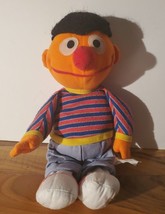 123 Sesame Street ERNIE - Vintage Plush Doll Toy Retired 2003 Nanco 13&quot; - £13.47 GBP