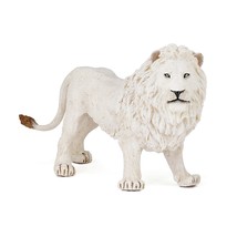 Papo -hand-painted - figurine -Wild animal kingdom - White Lion -50074 -... - £20.45 GBP