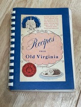 Vintage Recipes From Old Virginia Spiral Bound Cookbook Recipes Book - £11.43 GBP